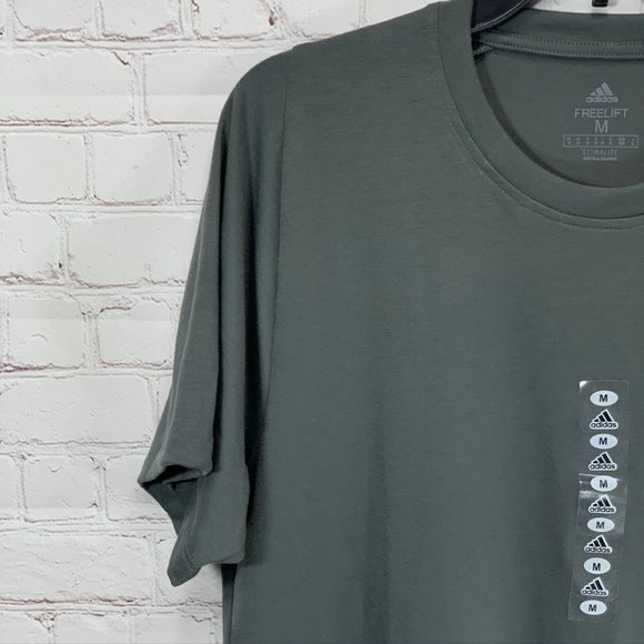 adidas Grey FreeLift Sport Prime Lite T Shirt - Picture 4 of 12